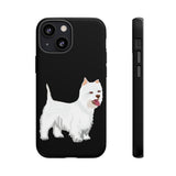 West Highland White Terrier Tough Cell Phone Cases, Impact Resistant, Matte or Glossy, FREE Shipping, Made in USA!!