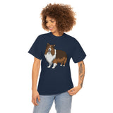 Shetland Sheepdog Unisex Heavy Cotton Tee