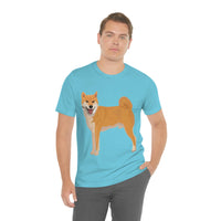 Shiba Inu Unisex Jersey Short Sleeve Tee, S - 3XL, 16 Colors, 100% Cotton, Light Fabric, FREE Shipping, Made in USA!!