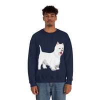 West Highland White Terrier Unisex Heavy Blend™ Crewneck Sweatshirt, S - 5XL, Cotton/Polyester, FREE Shipping, Made in USA!!