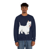 West Highland White Terrier Unisex Heavy Blend™ Crewneck Sweatshirt, S - 5XL, Cotton/Polyester, FREE Shipping, Made in USA!!