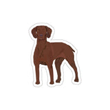 Vizsla Die-Cut Stickers,  Water Resistant Vinyl, 5 Sizes, Matte Finish, Indoor/Outdoor, FREE Shipping, Made in USA!!