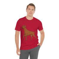 Rhodesian Ridgeback Unisex Jersey Short Sleeve Tee, S - 3XL, 16 Colors, Light Fabric Cotton, FREE Shipping, Made in USA!!