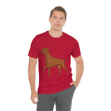Rhodesian Ridgeback Unisex Jersey Short Sleeve Tee, S - 3XL, 16 Colors, Light Fabric Cotton, FREE Shipping, Made in USA!!