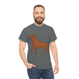 Rhodesian Ridgeback Unisex Heavy Cotton Tee, S - 5XL, 12 Colors, Cotton, Medium Fabric, FREE Shipping, Made in USA!!