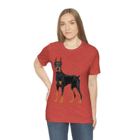 Doberman Pinscher Unisex Jersey Short Sleeve Tee