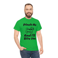 Pinch Me And I'll Bite You Shih Tzu Unisex Heavy Cotton Tee, S - 5XL, 3 Colors, Medium Fabric, FREE Shipping, Made in USA!!