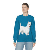 West Highland White Terrier Unisex Heavy Blend™ Crewneck Sweatshirt, S - 5XL, Cotton/Polyester, FREE Shipping, Made in USA!!