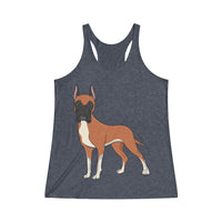 Great Dane Women's Tri-Blend Racerback Tank