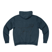 Labrador Retriever Hoodies, Unisex Sponge Fleece Full-Zip Hoodie