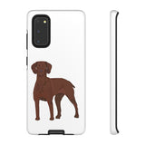 Vizsla Tough Cell Phone Cases, 19 Cases, Samsung and iPhone, Impact Resistant, Made in the USA!!