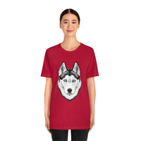 Siberian Husky Unisex Jersey Short Sleeve Tee, 12 Colors, XS-4XL, Light Fabric, FREE Shipping, Made in USA!!