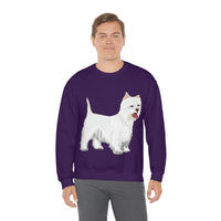 West Highland White Terrier Unisex Heavy Blend™ Crewneck Sweatshirt, S - 5XL, Cotton/Polyester, FREE Shipping, Made in USA!!