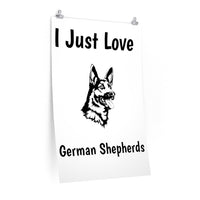 German Shepherd Premium Matte vertical posters, 7 Sizes, Matte Finish, Museum Grade Paper, FREE Shipping, Made in USA!!