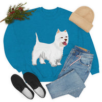 West Highland White Terrier Unisex Heavy Blend™ Crewneck Sweatshirt, S - 5XL, Cotton/Polyester, FREE Shipping, Made in USA!!