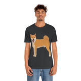 Shiba Inu Unisex Jersey Short Sleeve Tee, S - 3XL, 16 Colors, 100% Cotton, Light Fabric, FREE Shipping, Made in USA!!