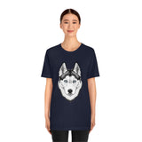 Siberian Husky Unisex Jersey Short Sleeve Tee, 12 Colors, XS-4XL, Light Fabric, FREE Shipping, Made in USA!!