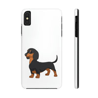 Dachshund Case Mate Tough Phone Cases, Impact Resistant, Wireless Charging, FREE Shipping, Made in USA!!
