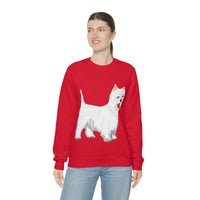West Highland White Terrier Unisex Heavy Blend™ Crewneck Sweatshirt, S - 5XL, Cotton/Polyester, FREE Shipping, Made in USA!!
