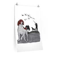 German Shorthaired Pointer Premium Matte vertical posters