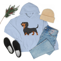 Dachshund Unisex Heavy Blend™ Hooded Sweatshirt, S - 5XL, 13 Colors, Cotton/Polyester, FREE Shipping, Made in USA!!