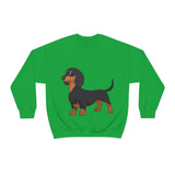 Dachshund Unisex Heavy Blend™ Crewneck Sweatshirt, S - 2XL, 14 Colors, Cotton/Polyester, Medium Fabric, FREE Shipping, Made in USA!!