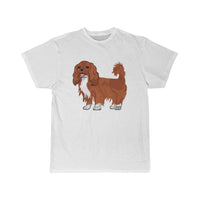 Ruby Cavalier King Charles Spaniel Men's Short Sleeve Tee, S - 5XL, 11 Colors, 100% Cotton, FREE Shipping, Made in the USA!!