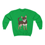 Chihuahua Unisex Heavy Blend™ Crewneck Sweatshirt, Cotton, Polyester, Loose Fit, S - 5XL, 12 Colors, Made in the USA!!