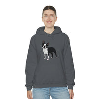 Boston Terrier Unisex Heavy Blend™ Hooded Sweatshirt, S - 5XL, 12 Colors, Cotton/Polyester, FREE Shipping, Made in USA!!