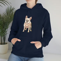 French Bulldog Unisex Heavy Blend Hooded Sweatshirt, S - 5XL, 12 Colors, FREE Shipping, Made in USA!!