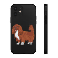 Ruby Cavalier King Charles Spaniel Tough Cases, Matte/Glossy, Outer Shell, 2 Layer Case For Protection, Over 30 Cases!!