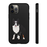 Border Collie Tough Cell Phone Cases, iPhone, Double Layer Case, Impact Resistant, Photo Print Quality, FREE Shipping, Made in the USA!!