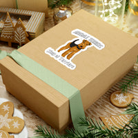 Airedale Terrier Kiss-Cut Stickers, 4 Sizes, FREE Shipping, Made in USA!!