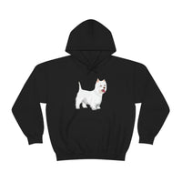 West Highland White Terrier Unisex Heavy Blend™ Hooded Sweatshirt, S - 5XL, Cotton/Polyester, FREE Shipping, Made in USA!!