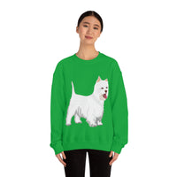 West Highland White Terrier Unisex Heavy Blend™ Crewneck Sweatshirt, S - 5XL, Cotton/Polyester, FREE Shipping, Made in USA!!