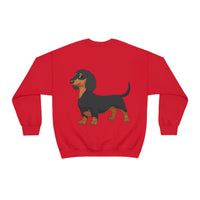 Dachshund Unisex Heavy Blend™ Crewneck Sweatshirt, S - 2XL, 14 Colors, Cotton/Polyester, Medium Fabric, FREE Shipping, Made in USA!!