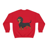 Dachshund Unisex Heavy Blend™ Crewneck Sweatshirt, S - 2XL, 14 Colors, Cotton/Polyester, Medium Fabric, FREE Shipping, Made in USA!!