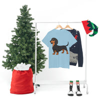 Dachshund Unisex Heavy Cotton Tee, S - 5XL, 12 Colors, Light Fabric, FREE Shipping, Made in USA!!