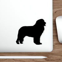 Newfoundland Die-Cut Stickers, Water Resistant Vinyl, 5 Sizes, Matte Finish, Indoor/Outdoor, FREE Shipping, Made in USA!!