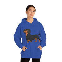 Dachshund Unisex Heavy Blend™ Hooded Sweatshirt, S - 5XL, 13 Colors, Cotton/Polyester, FREE Shipping, Made in USA!!