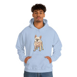 French Bulldog Unisex Heavy Blend Hooded Sweatshirt, S - 5XL, 12 Colors, FREE Shipping, Made in USA!!