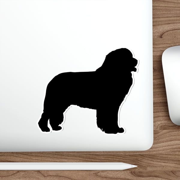 Newfoundland Die-Cut Stickers, Water Resistant Vinyl, 5 Sizes, Matte Finish, Indoor/Outdoor, FREE Shipping, Made in USA!!