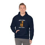 Airedale Terrier Unisex Heavy Blend Hooded Sweatshirt, S - 5XL, 12 Colors, Cotton/Polyester, FREE Shipping, Made in USA!!