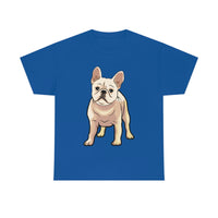 French Bulldog Unisex Heavy Cotton Tee, S - 5XL, 12 Colors, Light Fabric, FREE Shipping, Made in USA!!