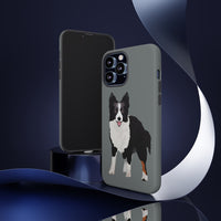 Border Collie Tough Cell Phone Cases, iPhone, Samsung, 2 Layer Case, Impact Resistant, Photographic Print Quality, FREE Shipping, Made in the USA!!