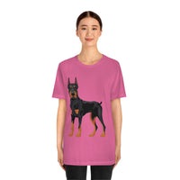 Doberman Pinscher Unisex Jersey Short Sleeve Tee