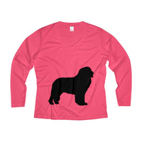 Newfoundland Women's Long Sleeve Performance V-neck Tee