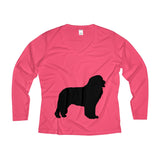 Newfoundland Women's Long Sleeve Performance V-neck Tee