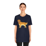 Golden Retriever Unisex Jersey Short Sleeve Tee