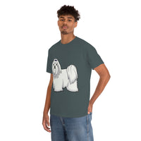 Maltese Unisex Heavy Cotton Tee, S - 5XL, 12 Colors, 100% Cotton, Medium Fabric, FREE Shipping, Made in USA!!